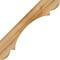 Ekena Millwork 4"W x 26"D x 26"H Olympic Rough Sawn Knee Brace, Western Red Cedar BRC04X26X26OLY00RWR - alternate 4
